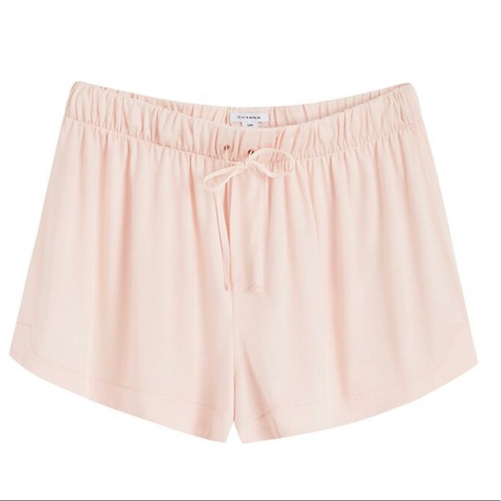 Cuyana Pima Sleep Shorts Blush Size Large